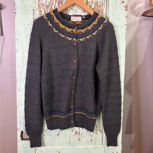 Women’s Anna Lisa vintage grey button up cardigan